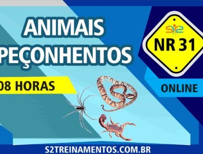 Animais peçonhentos – Prevenção, Manejo e Tratamento NR31