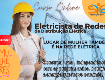 Eletricista de Redes de Distribuição de Energia Elétrica – Exclusivo Para Mulheres