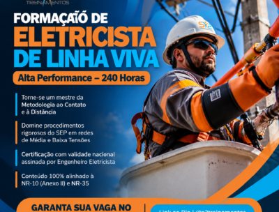 Formação de Eletricista de Linha Viva (Alta Performance)