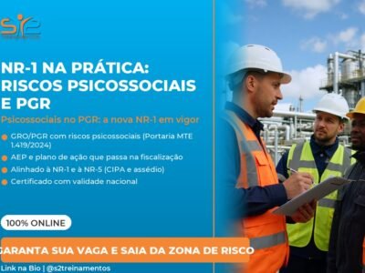 NR 01 na Prática: Riscos Psicossociais e PGR Atualizado 2027