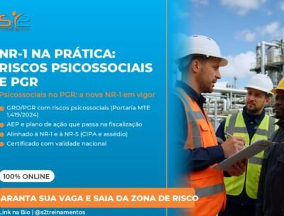 NR 01 na Prática: Riscos Psicossociais e PGR Atualizado 2027